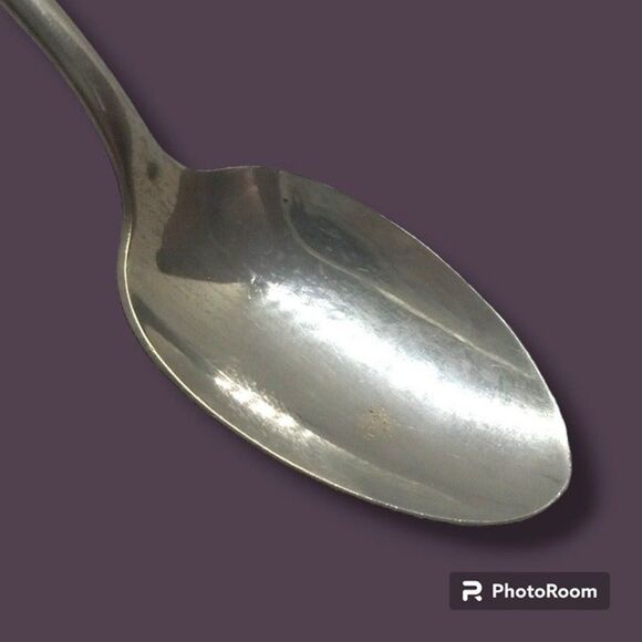 Oneida Silver Raymond Straight Handled Baby Spoon-1898-Silverplate-Scrolls - Picture 4 of 6